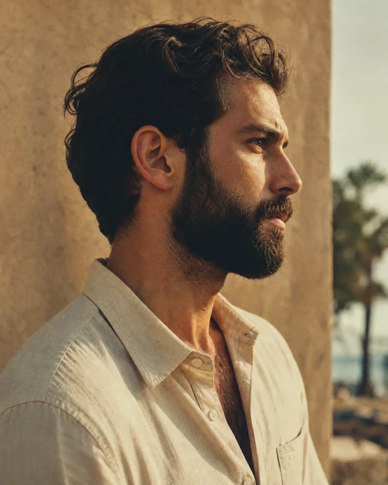 Sparse Beard and Eyebrow Treatment
